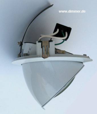 Helles Einbau Downlight schwenkbar Orto für HQI-T