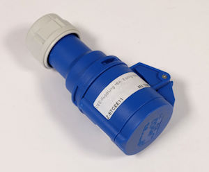 CEE-Connector 16A, 3-pole female blue