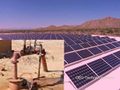 Solar Power Supply for Water Pumps 10kW Africa