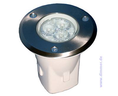 Pisa 3 Power LED Recessed Luminaire RGB Outdoor IP67