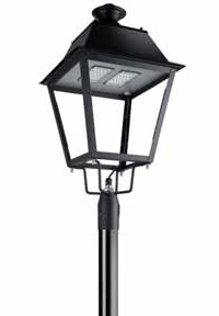 LED Mastleuchte Parklaterne Old Style mit Mast 3m