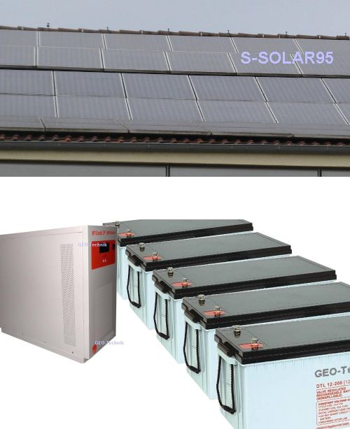 Solar Photovoltaik Stromgenerator Anlage 6 kW