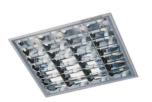 Louvre Fixture Milano 4x 18W aluminium electronic