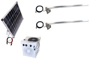 Mobile PV Solar Billboard Lighting Set