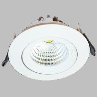 Power LED Recessed Light 6W COB adjustable