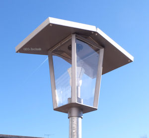 LED Mastleuchte Solar Laterne Unique 3,4m