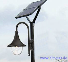 Solar Park Light Pole LED Lamp Moritz 4m