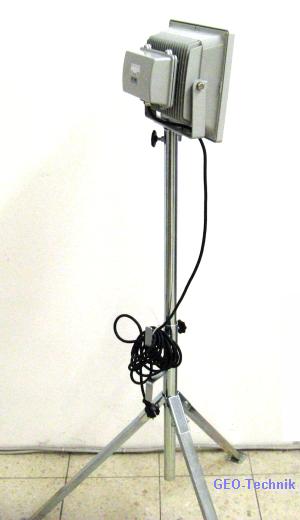 Mobile Flood Light Tripod 3m Stand long throw 2x140W LED (3000W)