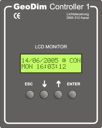 DMX Light Controller 1 Week Year Timer