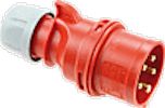 CEE-Connector 16A, 5-pole red