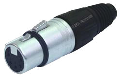 XLR 5-pole connector female