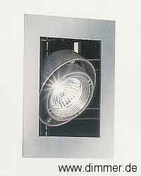 Recessed Light Fixture Kardan MR16, rectangular