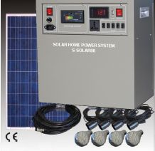 Solar Stromversorgung + Beleuchtung für Haus 800W