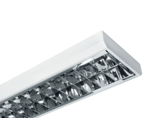 Surface-Mount Louvre Light T5 Beghelli 2x54W