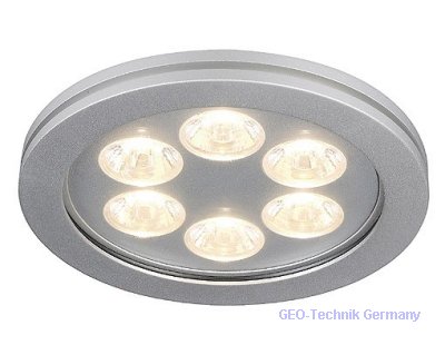 Rundes Downlight LED Einbaustrahler 6W IP44