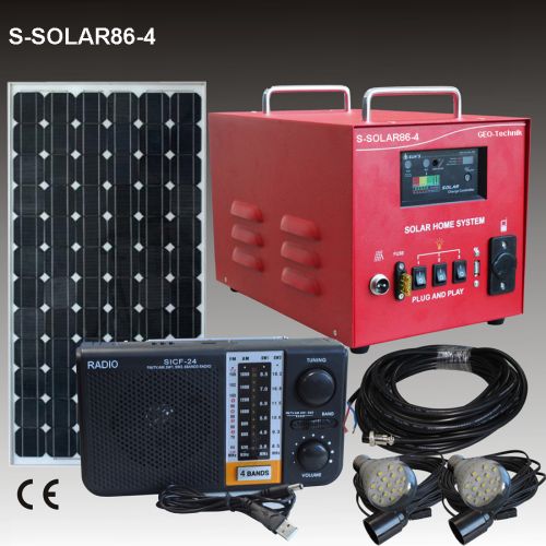 Solar Lighting System for Home and Hut 20W