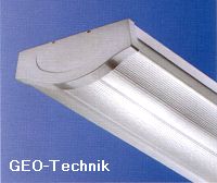 Fluorescent Fixture T8 with diffuser 2x 36W