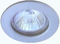 Round halogen recessed spotlight 12V cold light, white