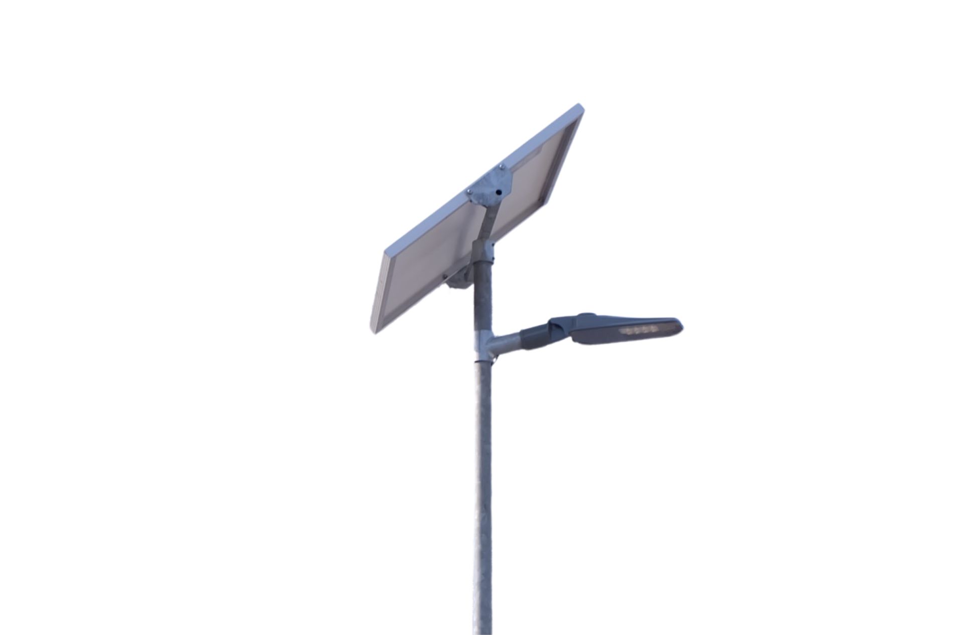 LED Solarleuchte für Fußwege mit Mast Bewegungsmelder 120W